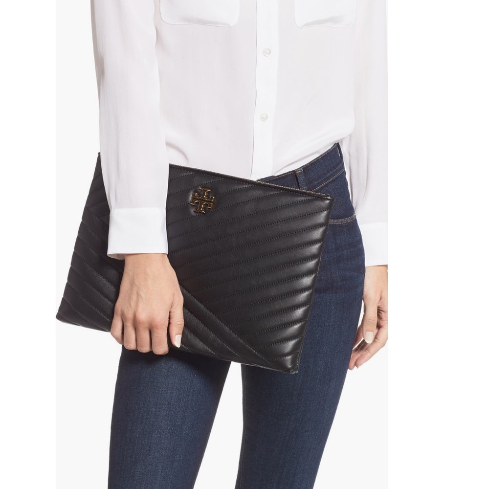 Tory Burch Kira chevron  pouch